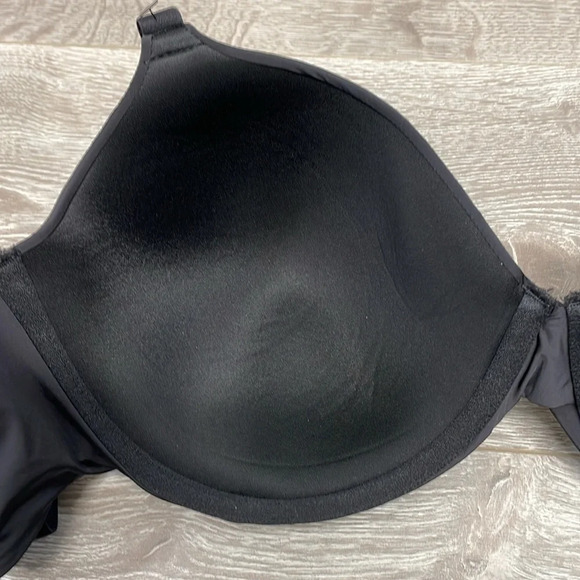 NWOT Maidenform One Fab Fit Modern Demi T-shirt Underwire Bra DM7543 Black 36DD - Picture 11 of 14
